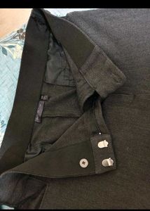 black flared/bootcut formal trousers