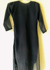 Elegant Black Kurta