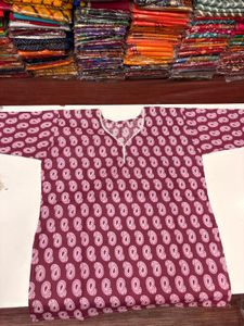 cotton short kurti new pice  free delivery