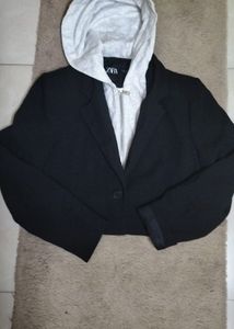 Topshop Jeans + Zara  blazer + Platform