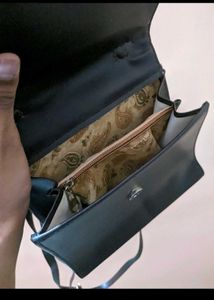 Brown Flower Hand Bag