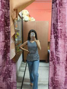 Black And White Tank Top