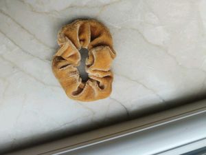 Yellow Gold Scrunchie