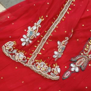 Red Anarkali Suit
