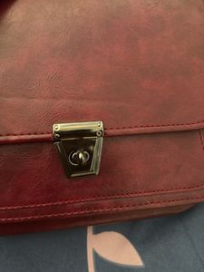 Burgundy Crossbody Bag