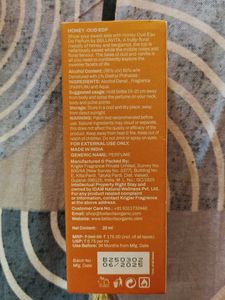 Bella Vita Honey Oud Perfume