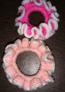 Pack of 2 Handmade Crochet Hair Scrunchies
