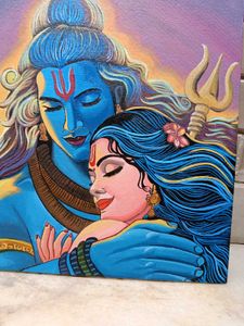 Shiv Parvati Painting