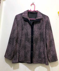Button-down Net Top B-38-40 L-23 S-19
