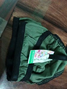 Green Cotton Bra