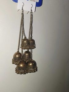Boho Jhumka Earrings