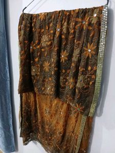 Two shaded Embroidered Ethnic Dupatta