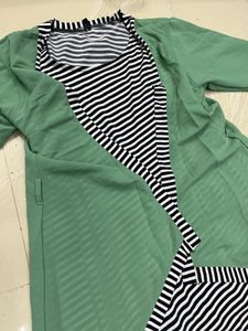 STYLISH DRESS WITH SHRUG ATTACHED