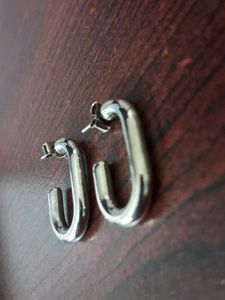 Silver Hoop Earrings