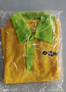 Indus Yellow &amp; Green Polo T Shirt