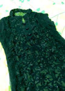 Chikenkari kurti with FREE GIFT