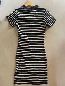 Striped Polo Mini Dress