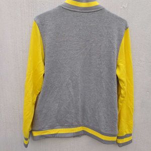 💛Yellow&amp; Grey Varsity Jack