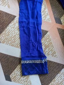 Elegant Blue Embroidered Kurta