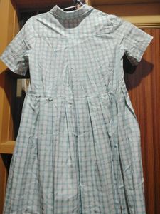 Checkered Shirt Dress