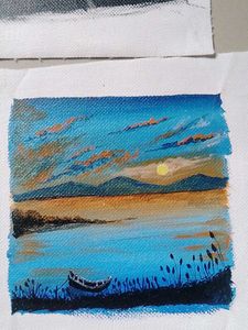 Set of 9 Handmade Landscape Paintings