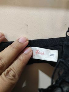 Black Lacy Bra