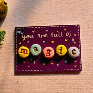 3D Clay Fridge Magnets 🌷