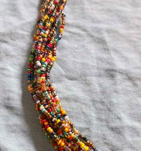 Colorful Beaded Statement Necklace
