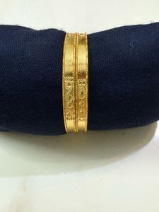 Gold Bangles - Set of 2