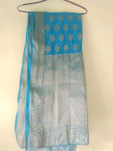 Elegant Blue Dupatta