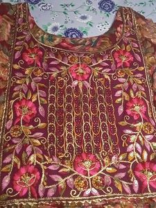 Floral Anarkali Kurta with Dupatta