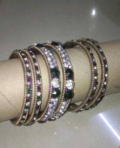 Vintage Inspired Bejeweled Bangles