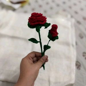 Handmade Crochet Rose Flowers