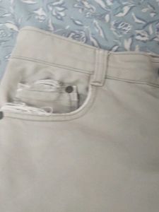 Casual Beige Pants