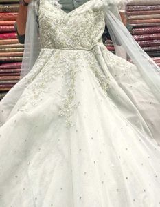 Elegant Embroidered Wedding Dress