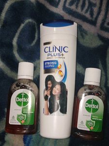 Clinic Plus Shampoo & Dettol