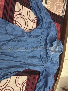 Denim Shirt Dress