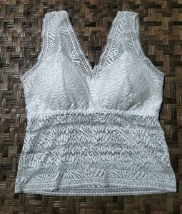 White Lace Tank Top