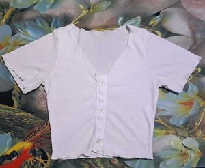 White V Neck Top