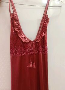 Beautiful Burgundy 2 piece  Nightsuit