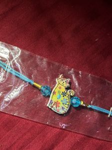 Cute Kitty And Frog Charm Rakhi Combo