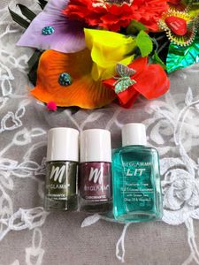 Myglamm Nail Polish Combo With Free Remover🎉🎉