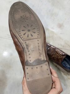 Brown Leather Formal Shoes