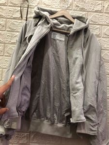 Gray Glitchez Zip-Up Hoodie