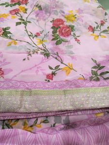 Beautiful Pink Saree