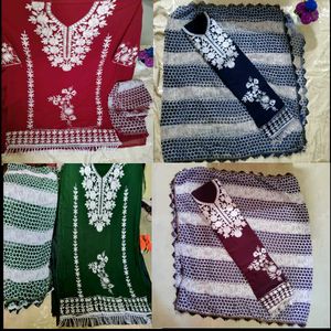 Any Beautiful Dress Material For ONLY 600/-