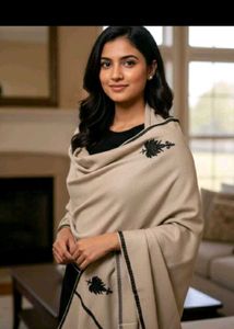 Kashmiri Shawl Ivory