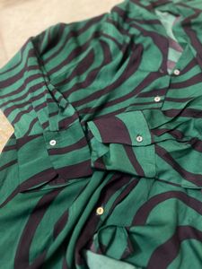 Green Patterned Shirt
