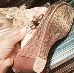 Gold Embellished Sandles