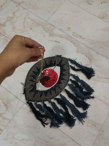 Black Evil Eye Sling Bag